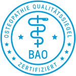 Osteopathie Qualitätssiegel - BAO zertifiziert
